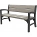 KETER MONTERO 3-Sitzer-Gartenbank 150 x 62 x 89,5 cm, graphit/braungrau 17204596