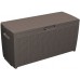 Keter Kissenbox rattan style sStorage box 265l, Kunststoff, espresso braun, 17186293