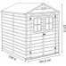 KETER SCALA 6 x 8 Gartenhaus, 185 x 237 x 227 cm, hellbraun 17202394