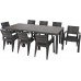 ALLIBERT SONATA Gartentisch 162 - 322 x 97 x 75 cm, braun 17198527