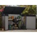 KETER GRANDE STORE Mülltonnenbox/Gartenbox, 190,5 x 109,3 x 132,5 cm, grau 17212383