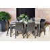 KETER Stuhl Toscana, 2-er Set, Rattanoptik, Kunststoff, anthrazit 17197581