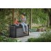 KETER CORTINA 380L Aufbewahrungsbox 122,9 x 62,1 x 70,6 cm, grau 17212402