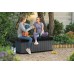 KETER DARWIN 380L Garten-Aufbewahrungsbox 142,5 x 65,3 x 54,5 cm, grau 17211691