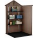 KETER DARWIN 4 x 6 Kunststoffgerätehaus, 125,8 x 184,5 x 205 cm, braun 17209417