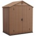 KETER DARWIN 6 x 4 Kunststoffgerätehaus, 190 x 121 x 221 cm, braun 17210351