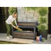 KETER DECO GARDEN BENCH 227L Gartenbank/Kissenbox, 133 x 61 x 89 cm, Walnuss 17213853