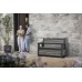 KETER DECO GARDEN BENCH 227L Gartenbank/Kissenbox, 133 x 61 x 89 cm, grau 17213853