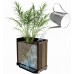 KETER DECO SQUARE Pflanzkübel, 45,5 x 45,5 x 45,5 cm, Walnuss 17213622