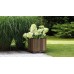 KETER DECO SQUARE Pflanzkübel, 45,5 x 45,5 x 45,5 cm, Walnuss 17213622