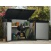 KETER GRANDE STORE Mülltonnenbox/Gartenbox, 190,5 x 109,3 x 132,5 cm, grau 17212383