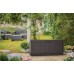 KETER KENTWOOD 350L Garten-Aufbewahrungsbox 128 x 53,6 x 59 cm, braun 17210604