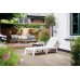 KETER MALLORCA Sonnenliege, 187,5 x 58 x 29 cm, weiß 17213627