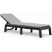 KETER MALLORCA Sonnenliege inkl. Auflage, 187,5 x 58 x 29 cm, grafit/grau 17213628