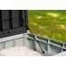 KETER NOVEL 340L Garten-Aufbewahrungsbox 124 x 55 x 62,5 cm, grau/schwarz 17197948