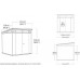 KETER PENT SIGNATURE HORIZONTAL 7 x 7 Gerätehaus, 216 x 218 x 226 cm, ashwood 17212803