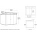 KETER PENT SIGNATURE VERTICAL 9 x 7 Gerätehaus, 279 x 218 x 226 cm, grau 17213210