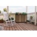 KETER DECO RECTANGLE TALL Pflanzkübel, 45,5 x 76 x 55 cm, Walnuss 17213625