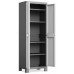 KIS LOGICO HOCH Kunststoffschrank 65x45x182cm schwarz/grau 9634000