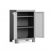 Ausverkauf KIS LOGICO NIEDRIG Schrank 65x45x97cm grau/schwarz 9635000Fehlt eine Fuss