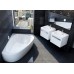 RAVAK Badewanne LoveStory II PU Plus L 196x139 schneeweiß C771000000