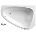 B-WARE RAVAK Badewanne LoveStory II R 196x139 schneeweiß C761000000