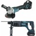 Makita DLX2153TJ1 Akku-Set DGA504+DHR241 (18V/2x5,0Ah) 2x Makpac 3