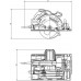 METABO KS 55 FS Handkreissäge 600955000