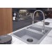 FERRO MEZZO II Granitspüle 790x480mm, Schwarz DRGM3/48/79HA