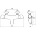 NOVASERVIS METALIA 57 Thermostat-Wannenarmatur, 150mm, Chrom 57921/1,0