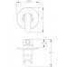 NOVASERVIS METALIA 56 Duscharmatur-Unterputz, chrom 56050,0