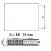 Kermi Therm X2 Plan-Kompakt Flachheizkörper 22 500 / 1600 PK0220516