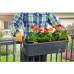 PLASTKON Bewässerungssystem Blumenkasten Smart System Fantazie 60 cm anthrazit