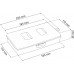 Prosperplast NUN Sortimentskasten mit 5 Fächer, 198 x 117 x 45 mm KNU20