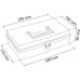 Prosperplast NUN Sortimentskasten mit 5 Fächer, 295 x 180 x 85 mm KNU30