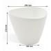PROSPERPLAST Blumentopf Dreieck Serie COUBI 10 l creme glänzend DTG320