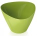PROSPERPLAST Blumentopf Dreieck Serie COUBI 10 l creme glänzend DTG320