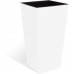 PROSPERPLAST URBI SQUARE P Blumentopf 4 l, weiß DURS140P