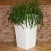 PROSPERPLAST URBI SQUARE P Blumentopf 4 l, weiß DURS140P