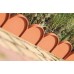 Prosperplast GARDEN LINE Beeteinfassung Palisade Rasenkante 10m terracotta IKRA-R624