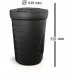 Prosperplast RAINCAN Regenwassertonne Wassertank 210l, schwarz IDRA210-S411