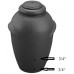 Prosperplast AQUACAN Regenwassertonne Amphore anthrazit 360 L, Wassertank ICAN360-S433
