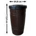 B-WARE Prosperplast WOODCAN Regenwassertonne Wassertank 265l, schwarz IDWO265 OHNE DECKEL