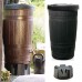 B-WARE Prosperplast WOODCAN Regenwassertonne Wassertank braun Herstellungsfehler