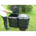 Prosperplast MODULE COMPOGREEN Gartenkomposter 800l, Schwarz IKSM800C