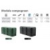 Ausverkauf Prosperplast MODULE COMPOGREEN 1200L Gartenkomposter schwarz IKSM1200C-S411