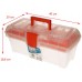Prosperplast IceCube Werkzeugkoffer transparent, 398 x 200 x 186 mm N15ICE