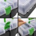 Prosperplast GREENBOX Werkzeugkoffer aus Kunststoff transparent, 458 x 257 x 227 mm N18G