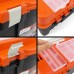 Prosperplast FIREBIRD Werkzeugkoffer aus Kunststoff orange, 550 x 267 x 277 mm N22RPAA