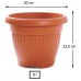 PROSPERPLAST TERRA Blumentopf rund 8l terracotta DCE30-R624